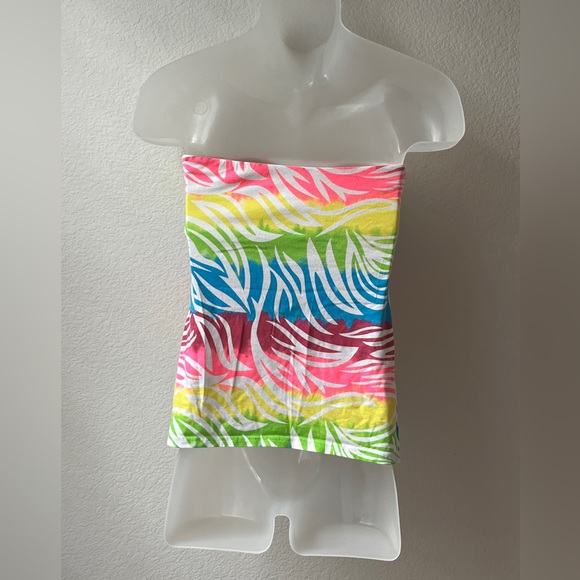 Strapless spring color top - Picture 3 of 7